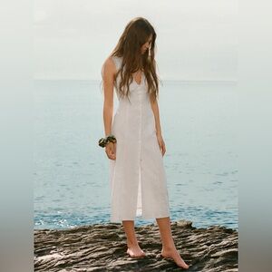 NWT Rouje Paris Lisbet Dress Uni Blanc
